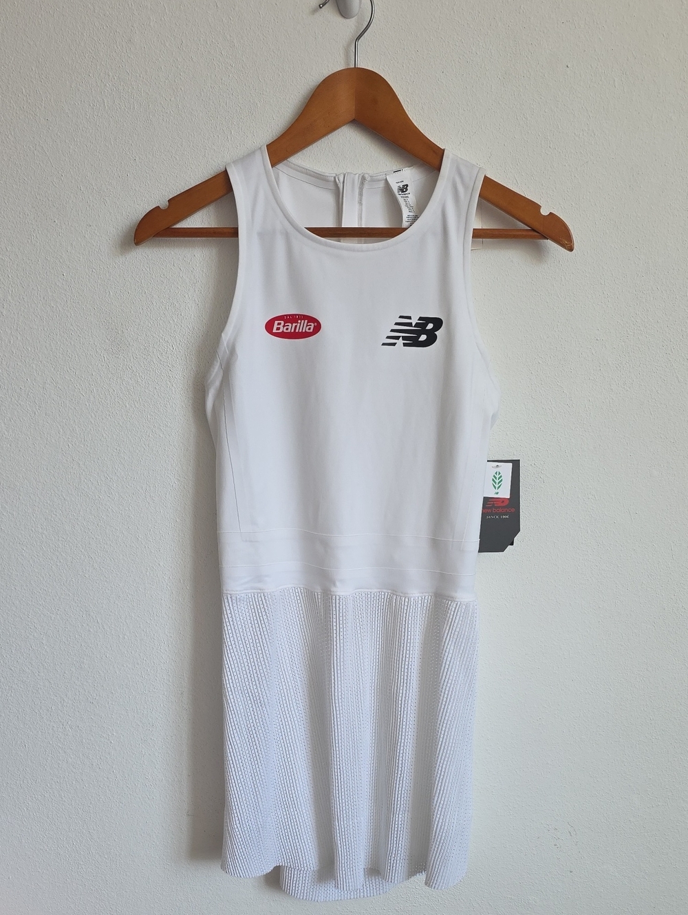 NWT New Balance White Coco Tennis Mini Dress Sz Small